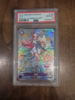 PSA 10 UTA (OP02-120)(SP) AWAKENING OF THE NEW ERA (OP05) One Piece Card Game - Image 1