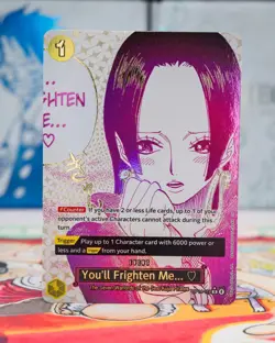 You'll Frighten Me... (OP14-118) (Alternate Art) - The Azure Sea's Seven (OP14) - Image 1