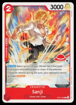 Sanji - ST21-003 (Luffy Deck) ST21-003 Learn Together Deck Set One Piece NM - Image 1