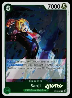 Sanji OP13-027 Carrying On His Will One Piece NM - Image 1
