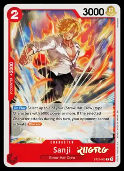 Sanji (Reprint) ST21-003 Premium Booster -The Best- Vol. 2 One Piece NM - Image 1