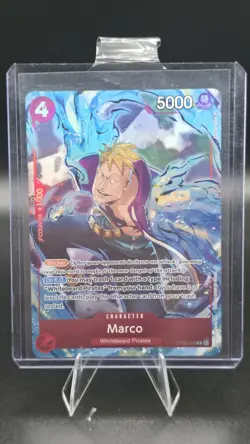 One Piece OP02-018 Marco Alt Art Rare Paramount War - English - Image 1