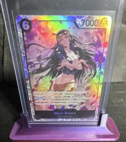 One Piece Nico Robin OP03-087 Holo 7000 Power Character Card One Piece CCG - Image 1