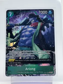 ARLONG 2025 ONE PIECE FLAME OF REBELLION RARE ALT ART OP11-023 Q7107 - Image 1