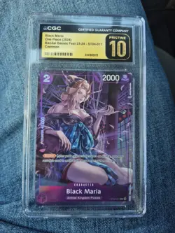 Black Maria ST04-011 Bandai Games Fest 23-24 One Piece CGC 10 Pristine - Image 1