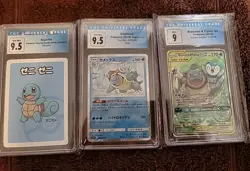 CGC Graded Pokemon cards lot (3 graded cards total) - Image 1