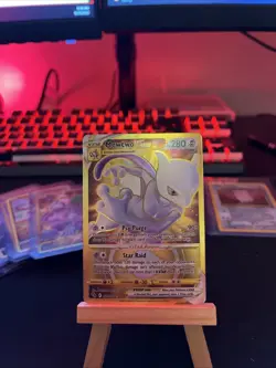 Pokemon TCG Mewtwo VSTAR Holo Card Secret Rare, Pokemon Go 086/078 - Image 1