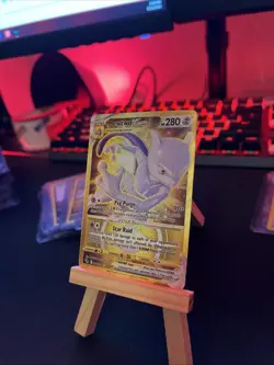 Pokemon TCG Mewtwo VSTAR Holo Card Secret Rare, Pokemon Go 086/078 - Image 2
