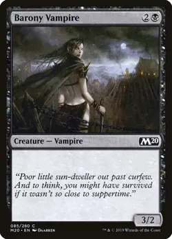 Magic the Gathering (mtg): M20: Barony Vampire (x 4) - Image 1