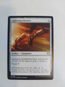 Lightning Greaves Commander Masters Regular - Image 1