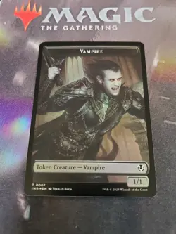 Mtg. Vampire / Blood Double-Sided Token. Foil. Innistrad Remastered. Nm - Image 1