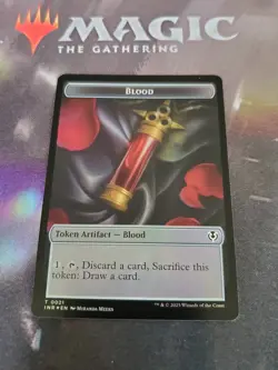 Mtg. Vampire / Blood Double-Sided Token. Foil. Innistrad Remastered. Nm - Image 2