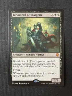 MTG Commander: Innistrad Crimson Vow #121 Bloodlord of Vaasgoth NM - Image 1