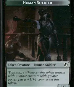 Human Soldier (0020) // Emblem Innistrad Remastered #20 // 26 Token Foil - Image 1