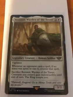 MTG Boromir, Warden of the Tower The Lord of the Rings: Tales of Middle-earth... - Image 1
