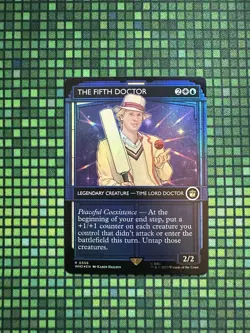 MTG The Fifth Doctor #0556 Foil Showcase R Universes Beyond: Doctor Who (WHO) - Image 1