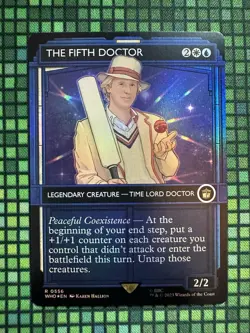 MTG The Fifth Doctor #0556 Foil Showcase R Universes Beyond: Doctor Who (WHO) - Image 2