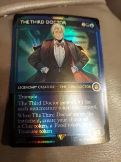 The Third Doctor (Showcase) Universes Beyond: Doctor Who Foil - Image 1