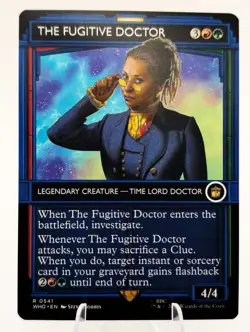 MTG Universes Beyond: Doctor Who - The Fugitive Doctor (Foil) (Showcase) #541 NM - Image 1
