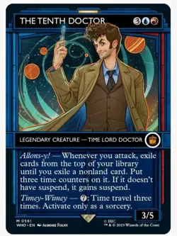 MTG The Tenth Doctor (Showcase) #561 Near Mint NM Universes Beyond: Doctor Who - Image 1