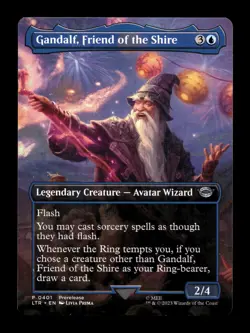 Gandalf, Friend of the Shire (Borderless) 401 U Universes Beyond: The Lord of th - Image 1