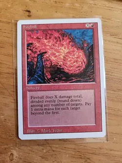 Fireball - Revised - MTG Magic - Common - Red Sorcery - Image 1