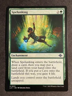 MTG Spelunking, NM-Mint, (LCI #0213) Regular - Image 1