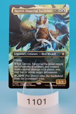 MTG Derevi, Empyrial Tactician (Borderless) Commander: Bloomburrow Foil #87 - Image 1