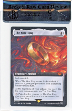 2023 MTG Tales of Middle-Earth THE ONE RING 0380 Mythic/Extended Art BGS9 Review - Image 1