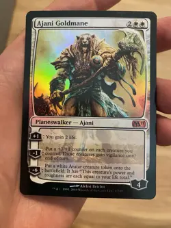 Ajani Goldmane Core Set 2011 (M11) Foil - Image 2