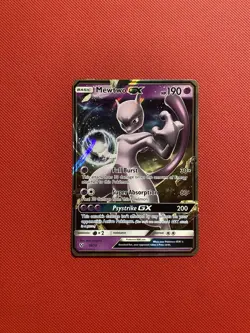 Mewtwo GX 39/73 Shining Legends Holo Pokemon Card TCG - Image 1