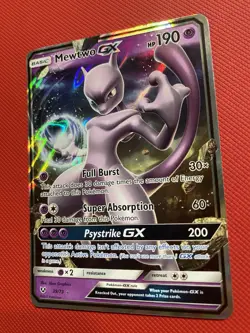 Mewtwo GX 39/73 Shining Legends Holo Pokemon Card TCG - Image 4