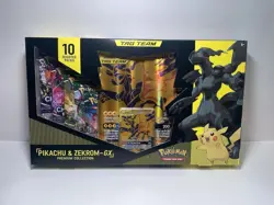 Pokemon - SEALED - Pikachu & Zekrom GX Tag Team Premium Collection - GameStop 🔥 - Image 1