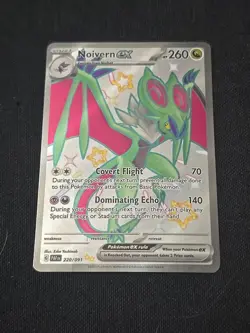 Noivern ex 220/091 SV: Paldean Fates Ultra Rare Holo Pokemon TCG Near Mint - Image 1