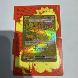 Pikachu ex 179/131 Gold Hyper Rare Pokemon TCG: Prismatic Evolutions - Image 1