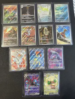 Pokemon Black Bolt White Flare Illustration Rare, IR Promos, Ex, Masterball Bulk - Image 1