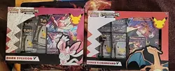 Pokemon celebrations boxes (Lance's Charizard & Dark Sylveon V) - Image 1