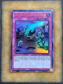 Yugioh Gravedigger's Trap Hole MP21-EN086 Ultra Rare 1st Ed NM - Image 1