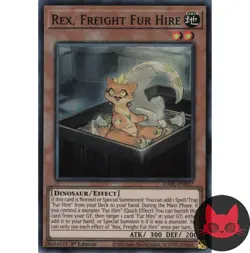 Yugioh Rex, Freight Fur Hire DABL-EN027 Super Rare 1st Edition NM - Image 1