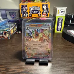 Pokemon Flareon EX Prismatic Evolutions Holo Card 14/131 Surprise Box Exclusive - Image 1
