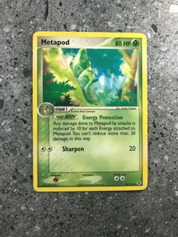 Pokemon TCG Cards Metapod 39/112 FireRed & LeafGreen FRLG Uncommon NM-M - Image 1
