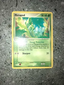 Pokemon TCG Cards Metapod 39/112 FireRed & LeafGreen FRLG Uncommon NM-M - Image 3