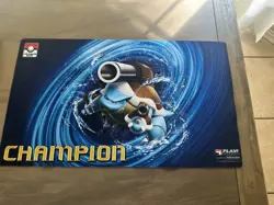Blastoise TCG Playmat Champion League Cup Pokemon Card Game - Image 1