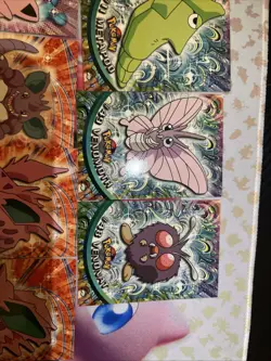 Topps Pokemon Lot Nm Lp 18 Cards 7 Full Evolutionary Lines! - Image 5