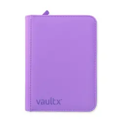 Vault X Just Purple 4-Pocket Exo-Tec Zip Binder - 160 Cards - New - Image 1