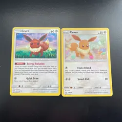 Eevee SM184 101/149 Black Star Promo Holo Pokemon Card Lot TCG - Image 1
