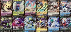 set of 12 authentic Pokemon Card Japanese Mimikyu V Butterfree Sylveon Lucario - Image 1