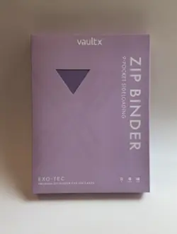 Vault X Just Purple 9-Pocket Exo-Tec Zip Binder - 360 Cards - New - Image 2