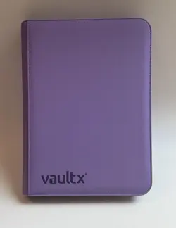 Vault X Just Purple 9-Pocket Exo-Tec Zip Binder - 360 Cards - New - Image 4