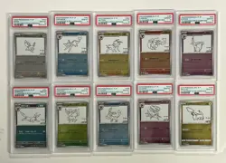 2023 Pokemon JPN SV-P YU NAGABA X PCG CAMPAIGN FULL SET PSA 10 #62-70 #208 (10) - Image 1